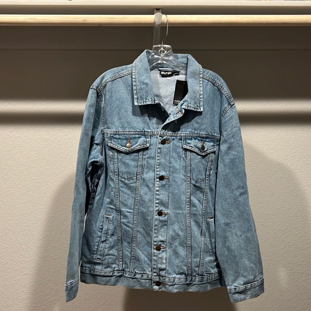 AC/DC tye dye Jean jacket nwt